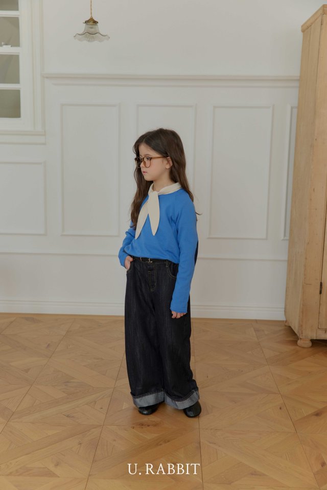 Urban Rabbit - Korean Children Fashion - #fashionkids - Elbow Point Knit Tee - 6