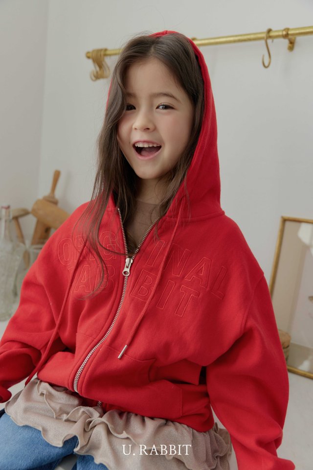 Urban Rabbit - Korean Children Fashion - #kidsshorts - Original Hoodie Zip-up - 9