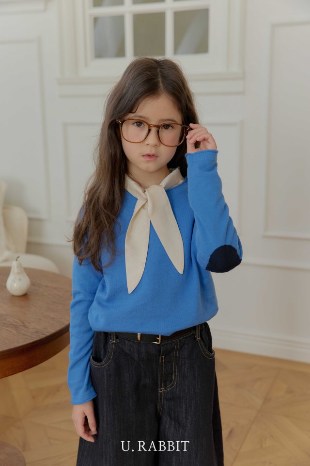 Urban Rabbit - Korean Children Fashion - #kidzfashiontrend - Elbow Point Knit Tee - 9
