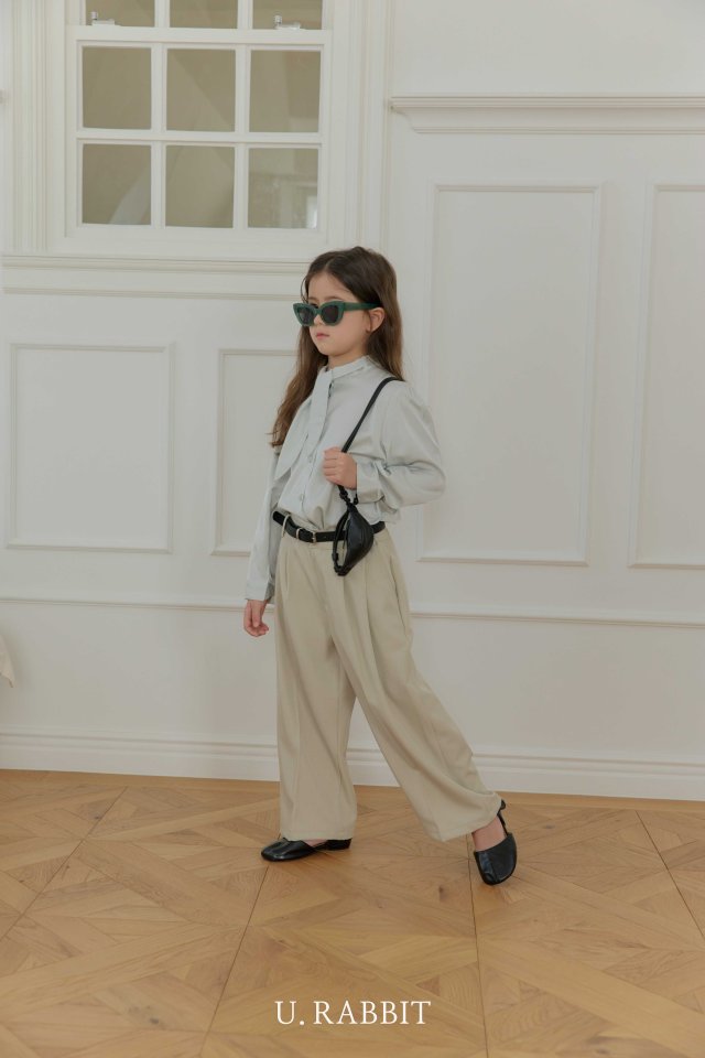 Urban Rabbit - Korean Children Fashion - #kidzfashiontrend - Flowing Two-tuck Slacks - 5
