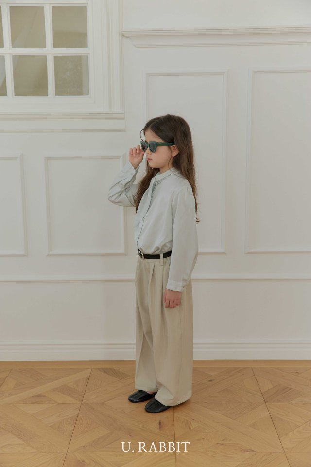 Urban Rabbit - Korean Children Fashion - #littlefashionista - Flowing Two-tuck Slacks - 7