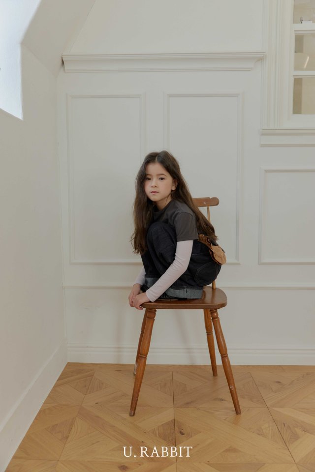 Urban Rabbit - Korean Children Fashion - #littlefashionista - Curved Non-fade Denim Pants - 6