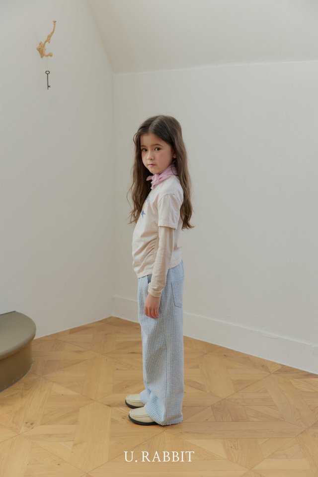 Urban Rabbit - Korean Children Fashion - #magicofchildhood - Texture Denim Pants - 10