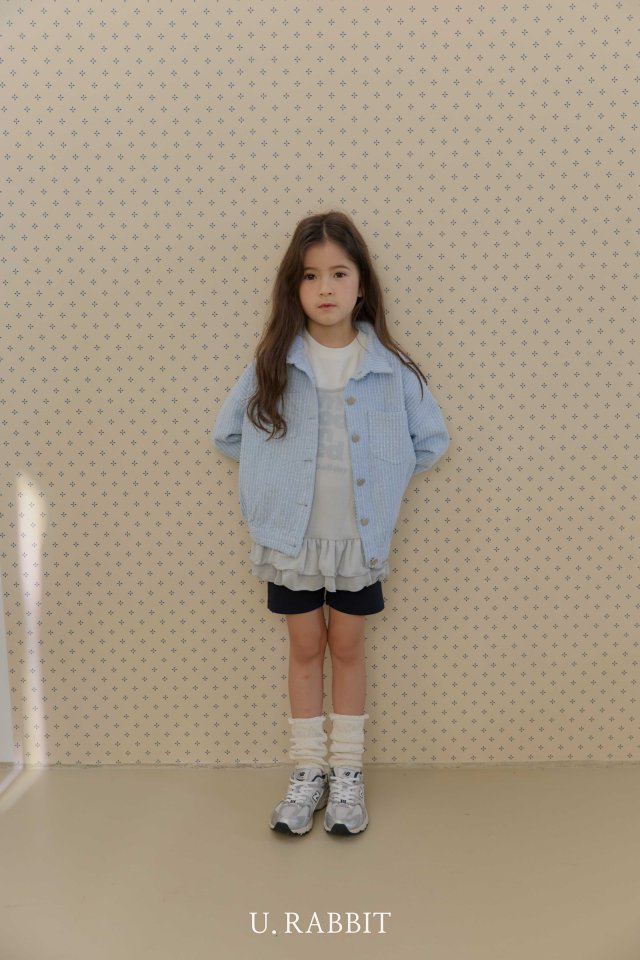Urban Rabbit - Korean Children Fashion - #magicofchildhood - Texture Denim Shirt Jacket - 6