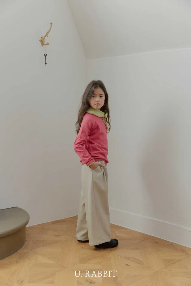 Urban Rabbit - Korean Children Fashion - #magicofchildhood - Elbow Point Knit Tee - 12