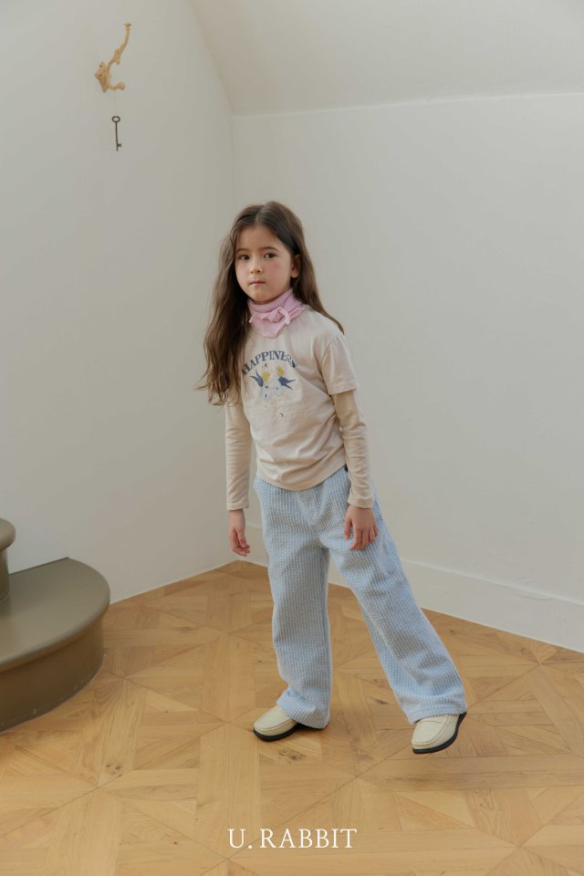 Urban Rabbit - Korean Children Fashion - #minifashionista - Texture Denim Pants - 11