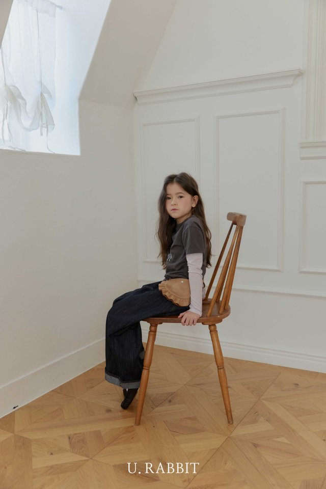 Urban Rabbit - Korean Children Fashion - #minifashionista - Curved Non-fade Denim Pants - 8