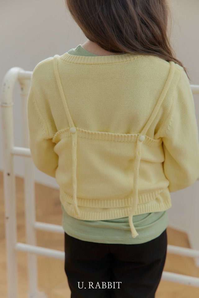Urban Rabbit - Korean Children Fashion - #minifashionista - Frill Layered Knit Set - 5
