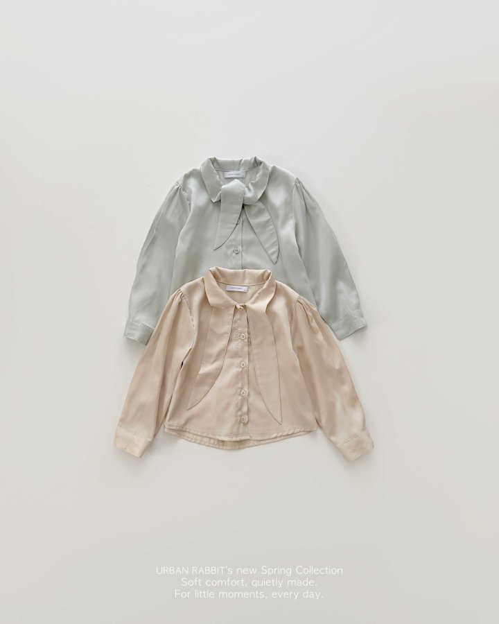 Urban Rabbit - Korean Children Fashion - #stylishchildhood - Scarf Blouse