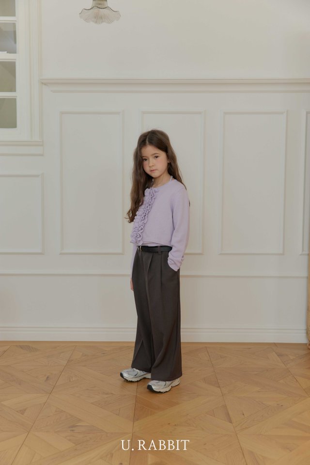 Urban Rabbit - Korean Children Fashion - #toddlerclothing - Flowing Two-tuck Slacks - 12