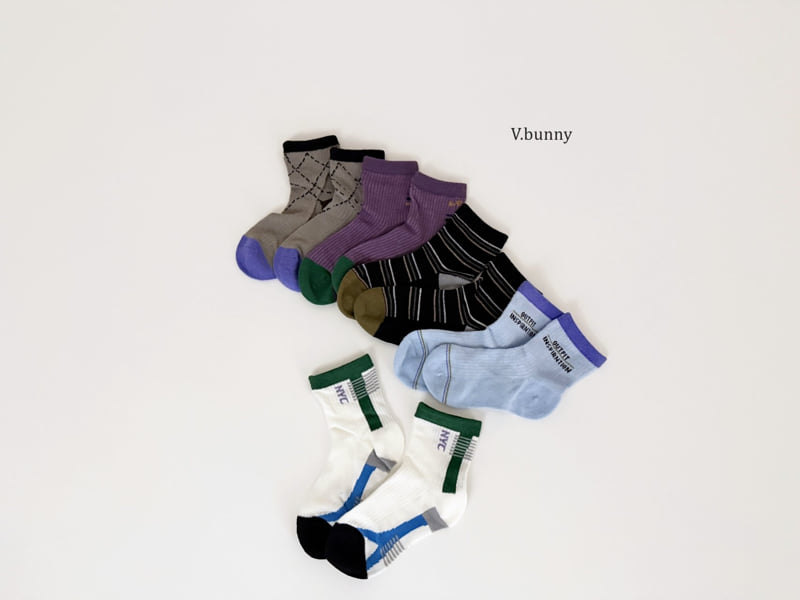 V Bunny - Korean Children Fashion - #Kfashion4kids - Outfit Socks Set - 3