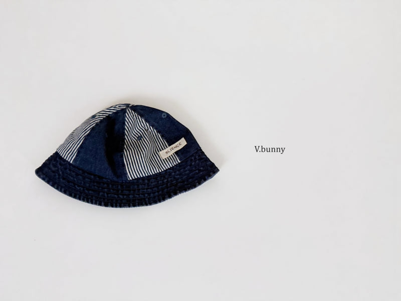 V Bunny - Korean Children Fashion - #Kfashion4kids - Mixed Denim Cap - 10