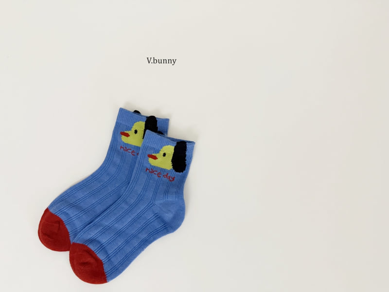 V Bunny - Korean Children Fashion - #childofig - Perky Puppy Socks Set - 9