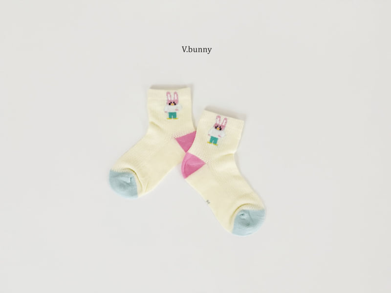 V Bunny - Korean Children Fashion - #childofig - Keyring Socks Set - 10