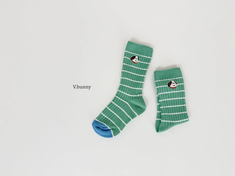 V Bunny - Korean Children Fashion - #childofig - Mungs Socks Set - 8