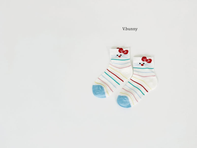 V Bunny - Korean Children Fashion - #childofig - Parade Socks Set - 8