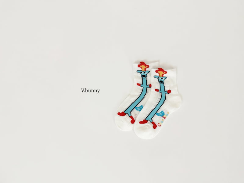 V Bunny - Korean Children Fashion - #childrensboutique - Any Boom Socks Set - 8