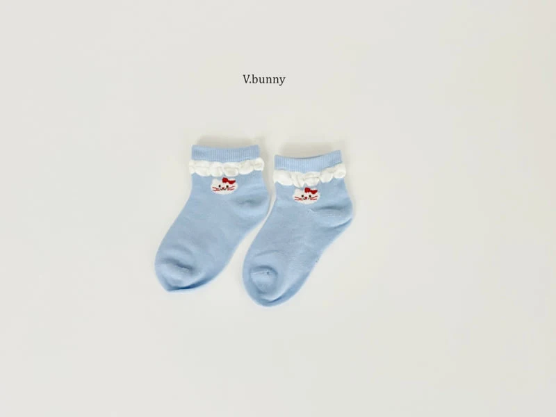 V Bunny - Korean Children Fashion - #childrensboutique - Sunny Ribbon Socks Set - 7