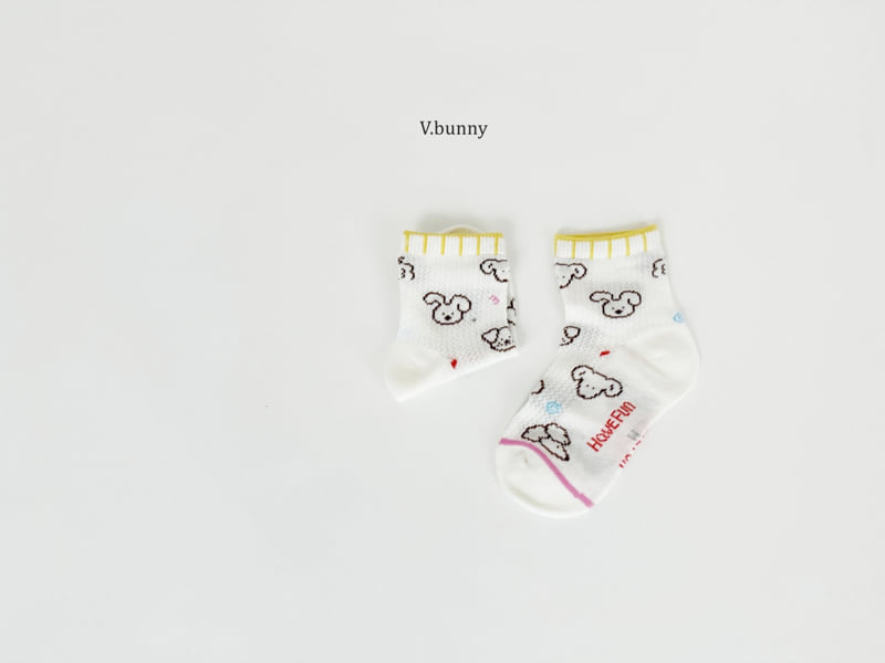 V Bunny - Korean Children Fashion - #childrensboutique - Parade Socks Set - 9
