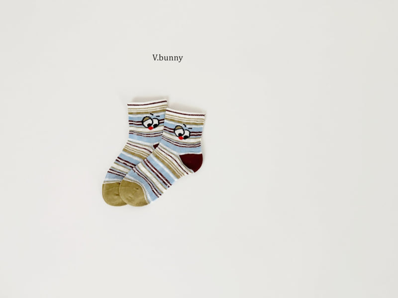 V Bunny - Korean Children Fashion - #designkidswear - Any Boom Socks Set - 9