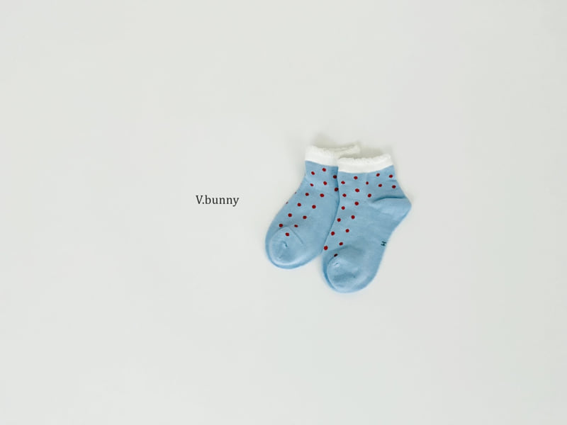 V Bunny - Korean Children Fashion - #designkidswear - Sunny Ribbon Socks Set - 8