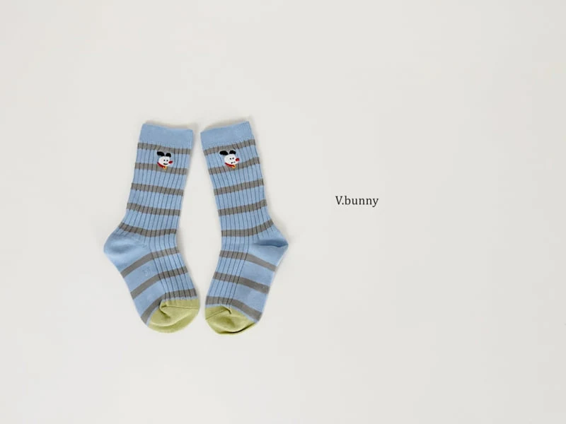 V Bunny - Korean Children Fashion - #designkidswear - Mungs Socks Set - 11