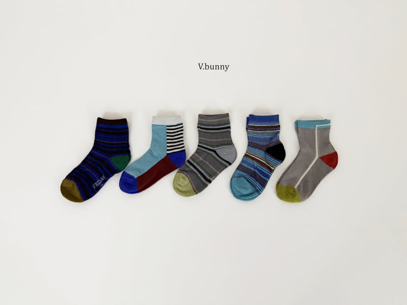 V Bunny - Korean Children Fashion - #discoveringself - Urban S Socks Set