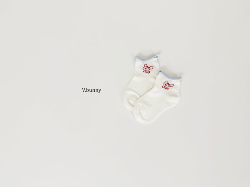 V Bunny - Korean Children Fashion - #kidsshorts - Sunny Ribbon Socks Set - 11