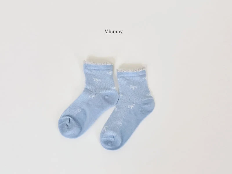 V Bunny - Korean Children Fashion - #kidsshorts - Raycle Socks Set - 9