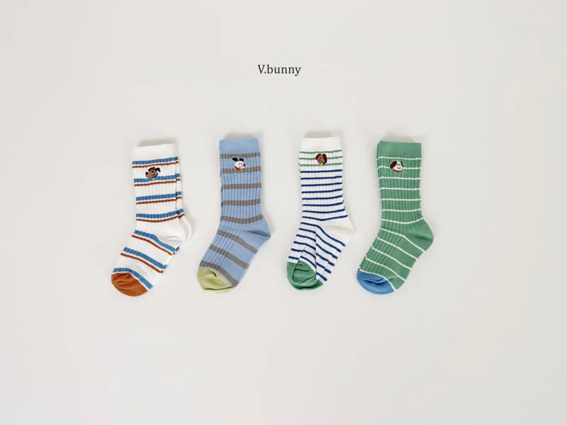 V Bunny - Korean Children Fashion - #kidsstore - Mungs Socks Set