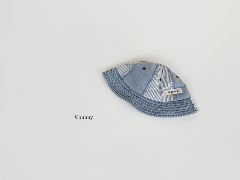 V Bunny - Korean Children Fashion - #kidsstore - Mixed Denim Cap - 8
