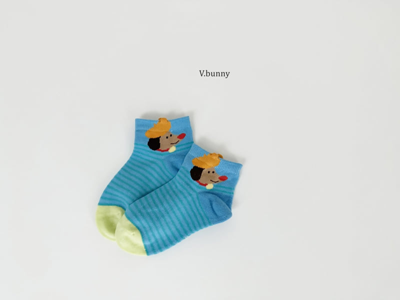 V Bunny - Korean Children Fashion - #kidzfashiontrend - Muffler Dog Socks Set - 10