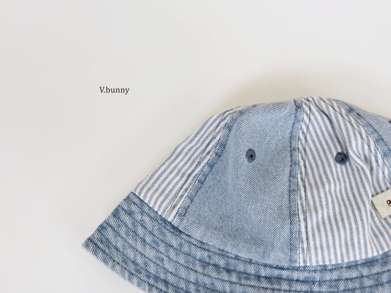 V Bunny - Korean Children Fashion - #kidzfashiontrend - Mixed Denim Cap - 9
