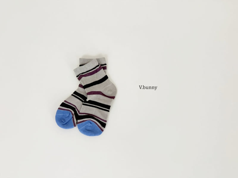V Bunny - Korean Children Fashion - #littlefashionista - M Street Socks Set - 9