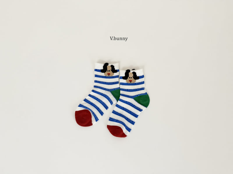 V Bunny - Korean Children Fashion - #littlefashionista - Oji Socks Set - 9