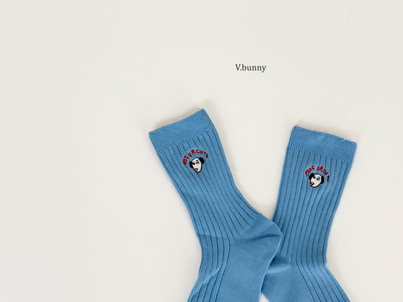 V Bunny - Korean Children Fashion - #littlefashionista - What Is Socks Set - 8