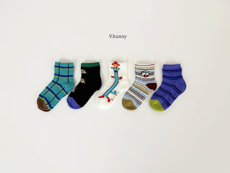 V Bunny - Korean Children Fashion - #magicofchildhood - Any Boom Socks Set