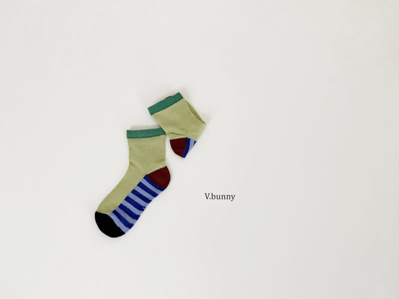 V Bunny - Korean Children Fashion - #magicofchildhood - M Street Socks Set - 10