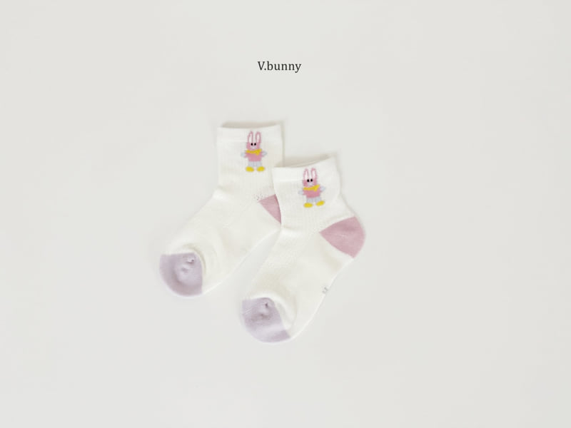 V Bunny - Korean Children Fashion - #magicofchildhood - Keyring Socks Set - 7