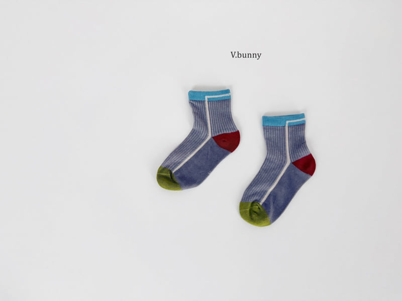 V Bunny - Korean Children Fashion - #magicofchildhood - Urban S Socks Set - 8