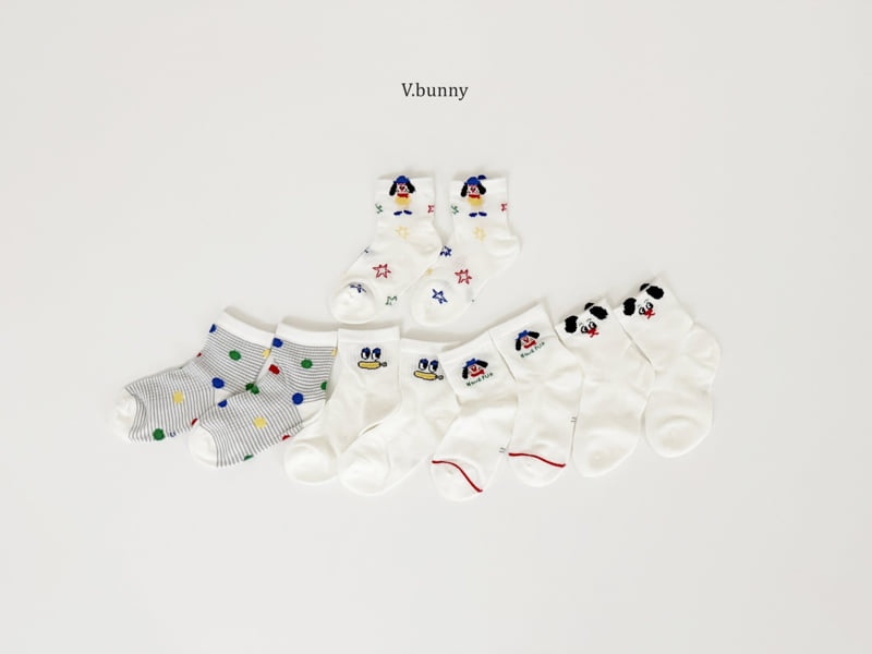 V Bunny - Korean Children Fashion - #magicofchildhood - Poco Poco Socks Set - 6