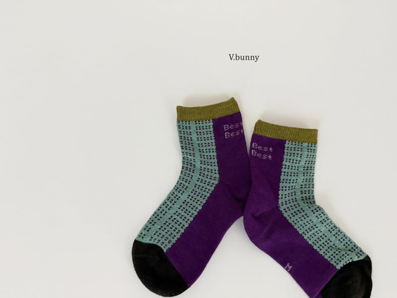 V Bunny - Korean Children Fashion - #minifashionista - M Street Socks Set - 11