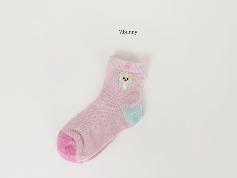 V Bunny - Korean Children Fashion - #minifashionista - Keyring Socks Set - 8