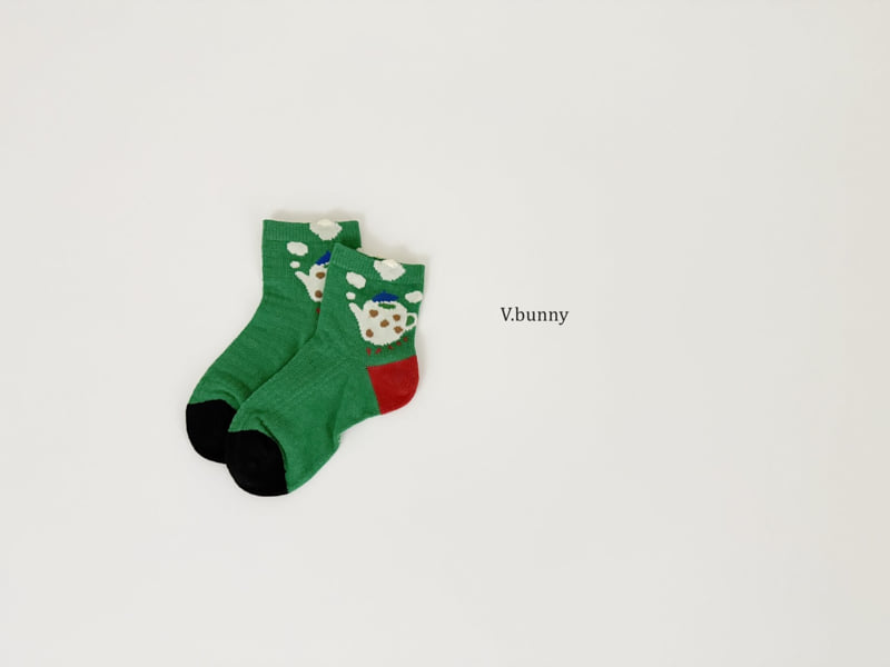 V Bunny - Korean Children Fashion - #minifashionista - Teapot Socks Set - 7