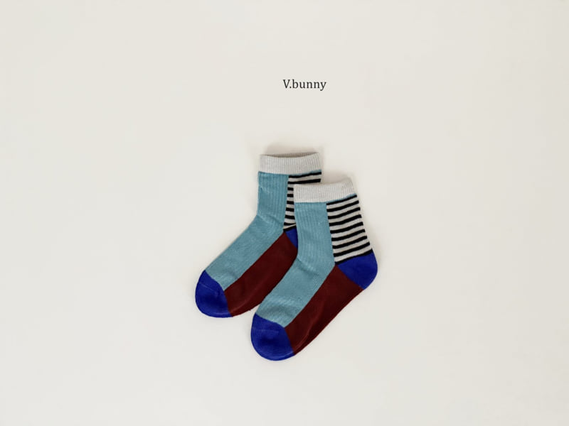 V Bunny - Korean Children Fashion - #minifashionista - Urban S Socks Set - 9