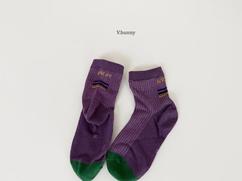 V Bunny - Korean Children Fashion - #prettylittlegirls - Outfit Socks Set - 7