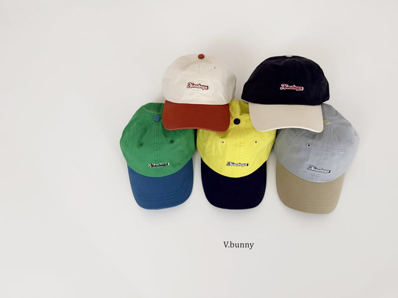 V Bunny - Korean Children Fashion - #toddlerclothing - Nono Color Block Cap - 4