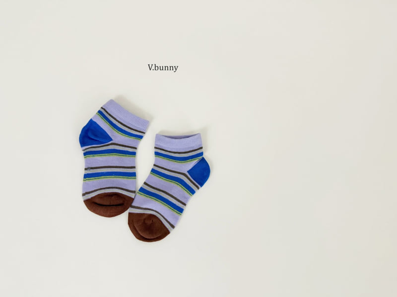 V Bunny - Korean Children Fashion - #todddlerfashion - Freewood Socks Set - 10