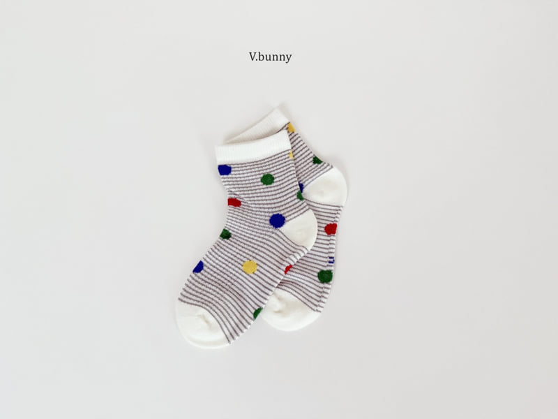V Bunny - Korean Children Fashion - #todddlerfashion - Poco Poco Socks Set - 9