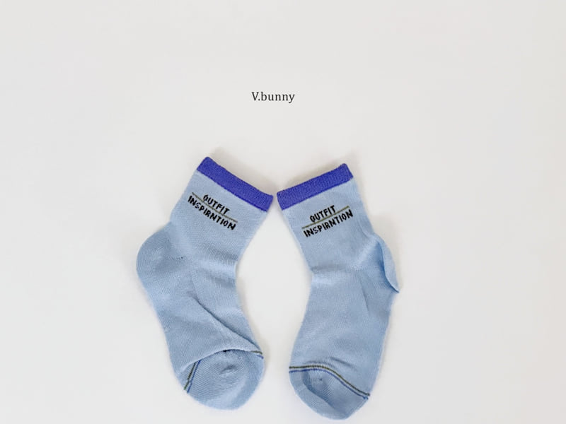 V Bunny - Korean Children Fashion - #toddlerclothing - Outfit Socks Set - 9